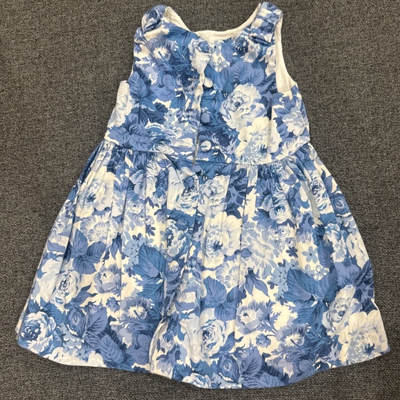 Ralph Lauren blue floral dress - Picture 2 of 2